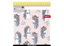 Jersey - Fräulein v. Julie Boho Pferd rosa